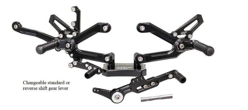 ARP racing rearsets YZF R1 15-19
