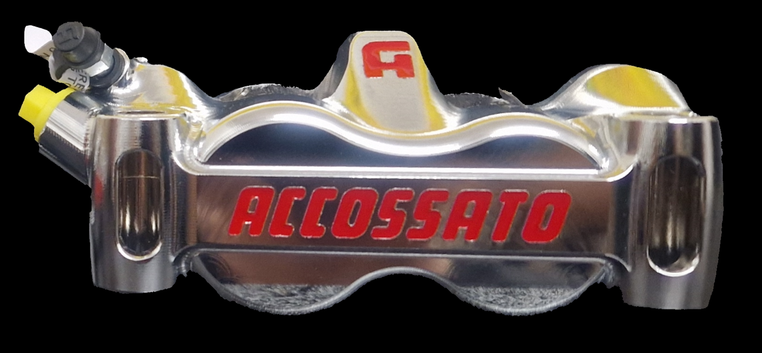 Accossato Nickel Plated PZ005 CNC Race Calipers 100mm