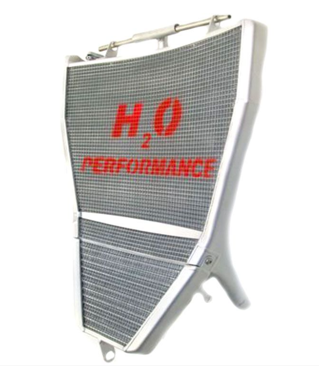 H2O PERFORMANCE OVERSIZED WATER + OIL RADIATOR APRILIA RSV4 1000- 2009 on H2O PERFORMANCE OVERSIZED WATER + OIL RADIATOR APRILIA RSV4 1000- 2009 on