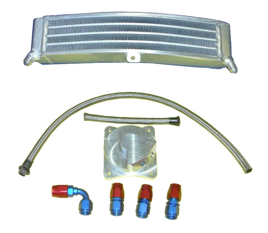 H2O PERFORMANCE ADDITIONAL OIL RADIATOR HONDA CBR 600 RR 2007-2022 H2O PERFORMANCE ADDITIONAL OIL RADIATOR HONDA CBR 600 RR 2007-2022