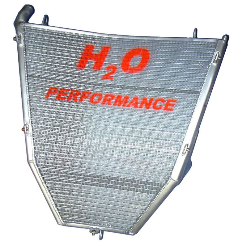 H2O PERFORMANCE OVERSIZED WATER RADIATOR HONDA CBR 1000 RR 2004-2005 H2O PERFORMANCE OVERSIZED WATER RADIATOR HONDA CBR 1000 RR 2004-2005