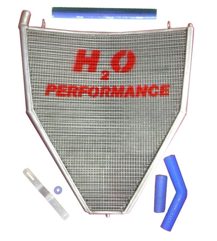 H2O PERFORMANCE OVERSIZED WATER RADIATOR HONDA CBR 1000 RR 2006-2007 H2O PERFORMANCE OVERSIZED WATER RADIATOR HONDA CBR 1000 RR 2006-2007