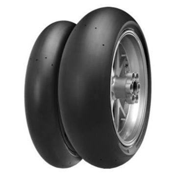 Contitrack slick race package soft front medium rear 120/70 + 200/55