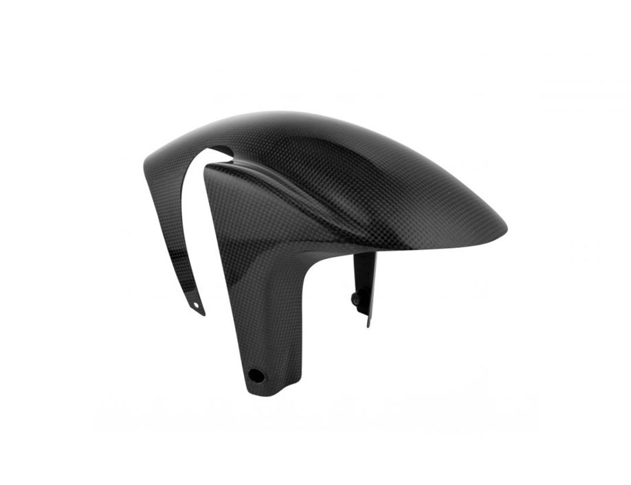 GLOSSY CARBON FRONT MUDGUARD LIGHTECH APRILIA RSV4 FACTORY 2009-2018