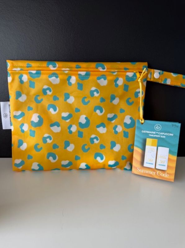 Sun promo SPF50 getint + SPF50 stick + toiletzak
