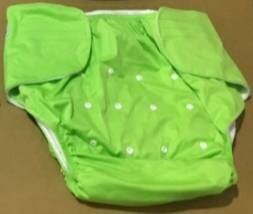 Baby land Adult Reusable Diaper - Lime green