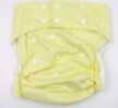 Soft backed reusable diaper - lemon