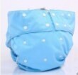 Soft backed reusable diaper - sky blue