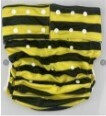 Soft backed reusable diaper - bumble bee