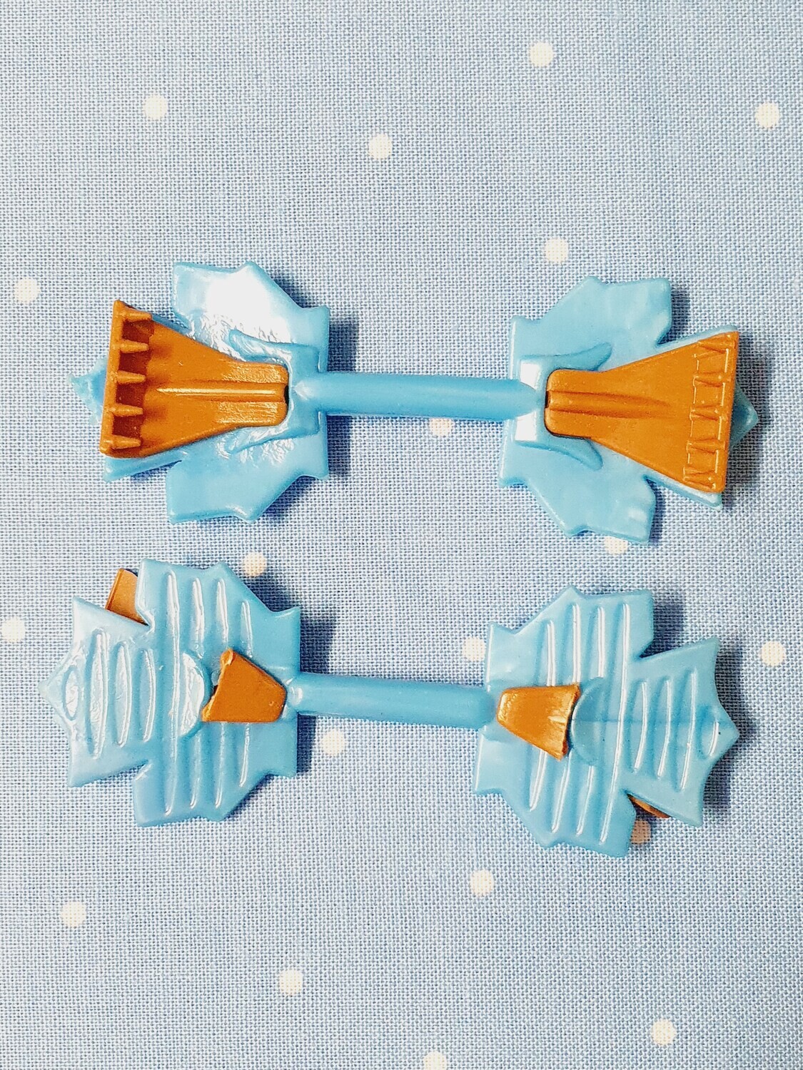 Diaper fastener - Blue leaf