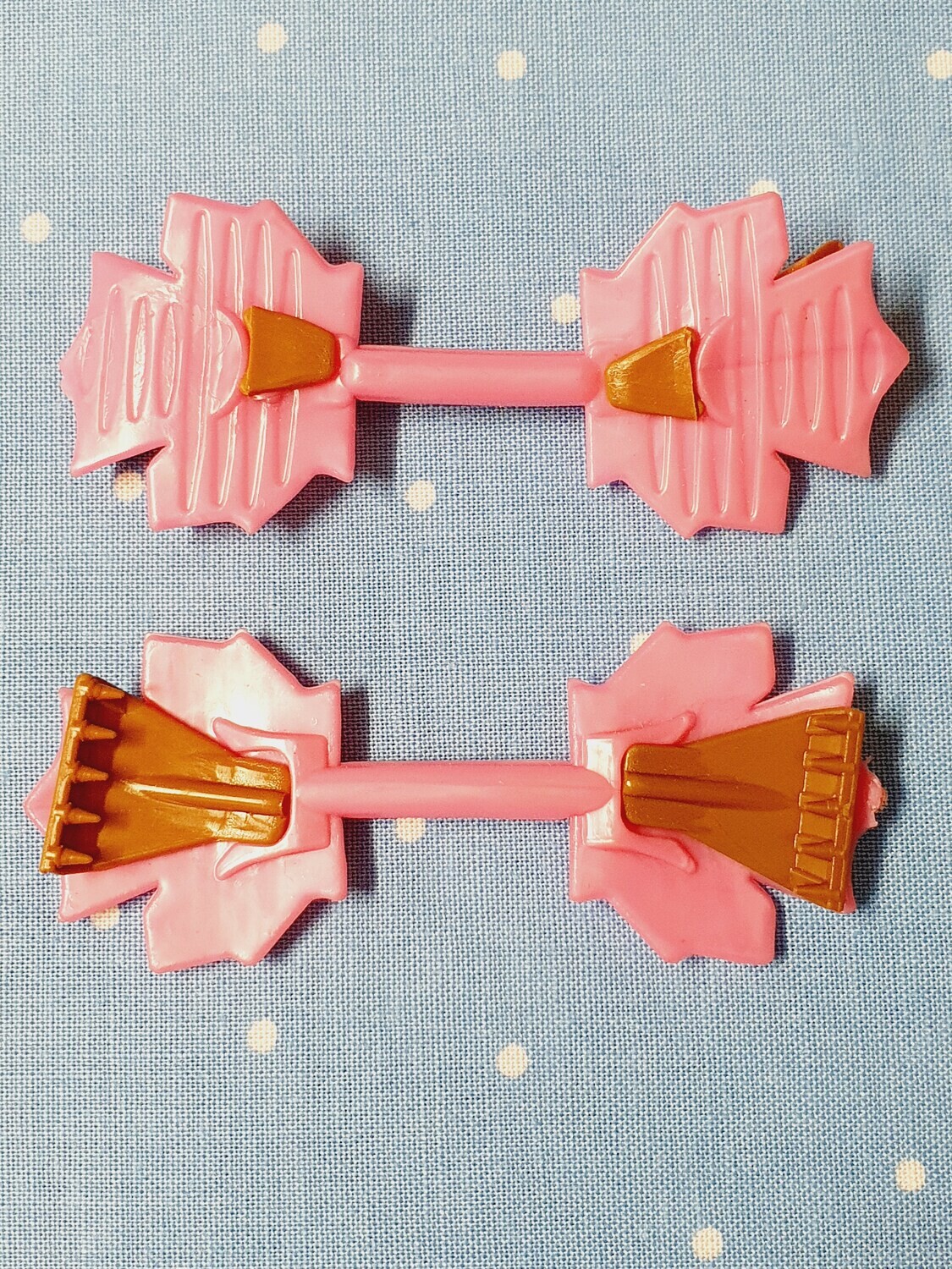 Diaper fastener - Pink leaf