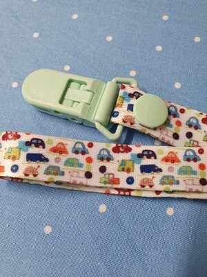 Pacifier Clip - Material - Little vehicles