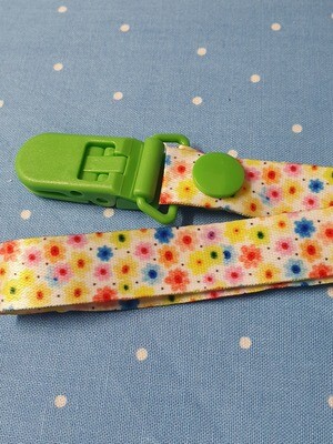 Pacifier clip - Material - Bright daisies