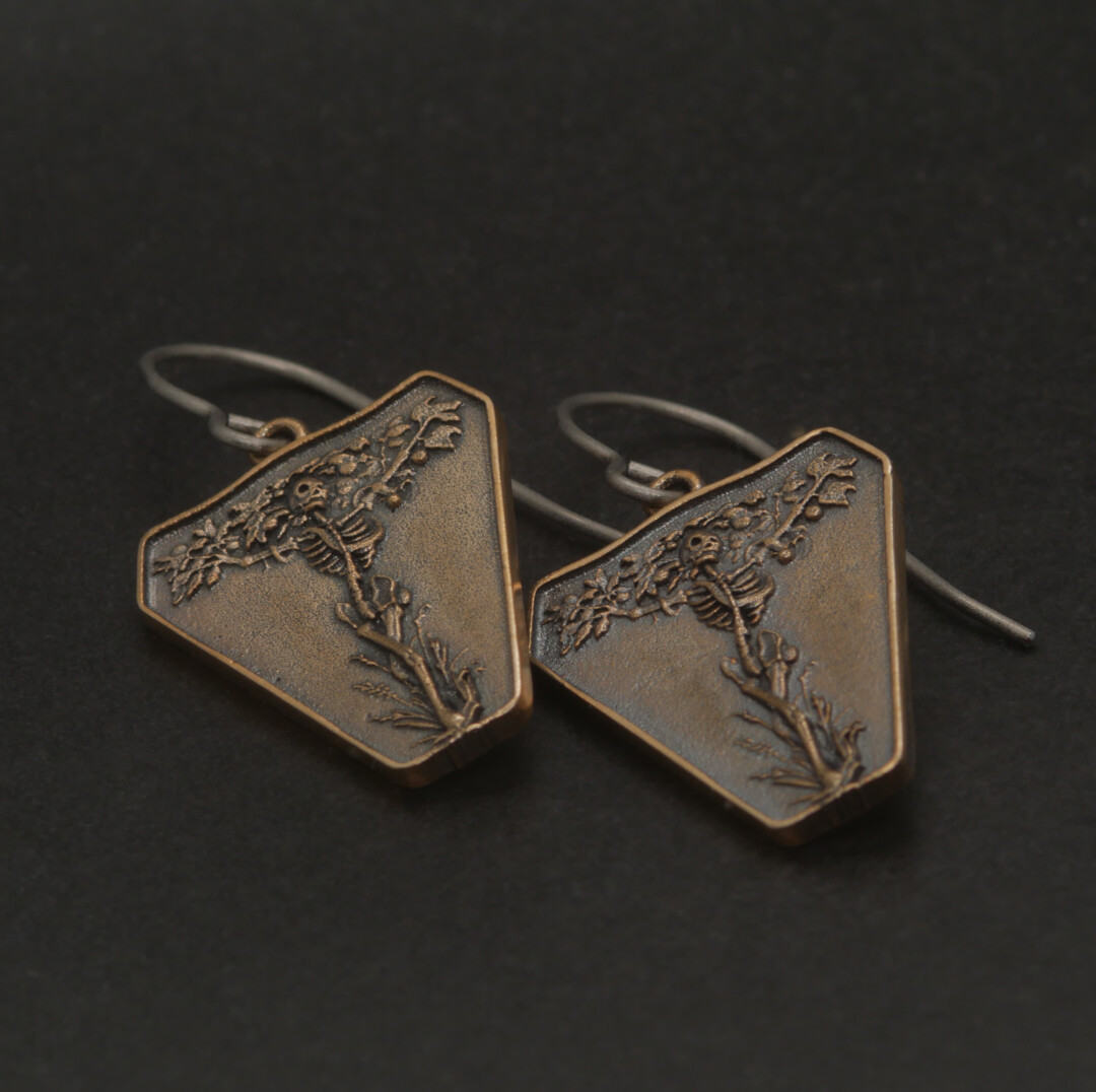 Tree Of Life Earrins Bronze