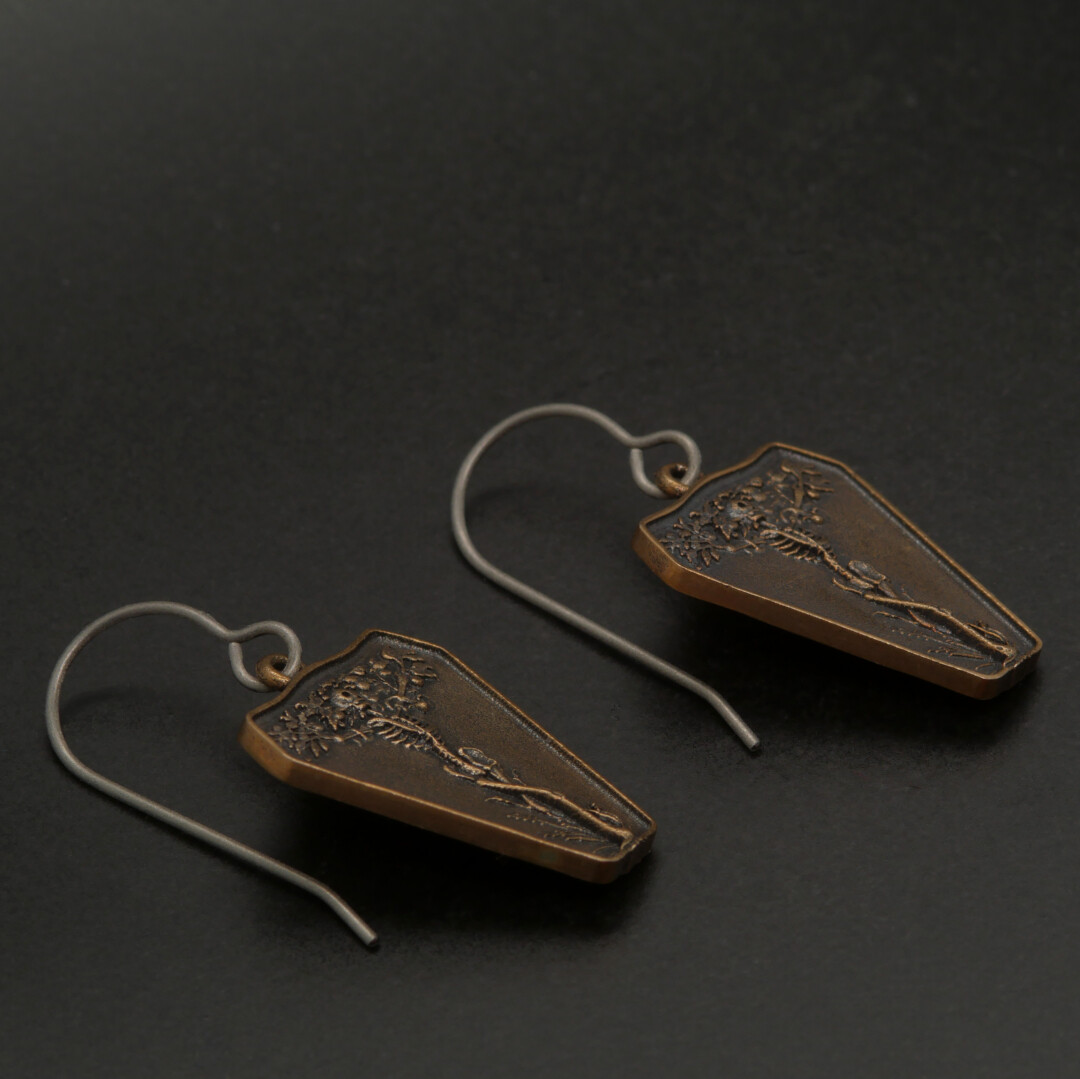 Tree Of Life Earrins Bronze