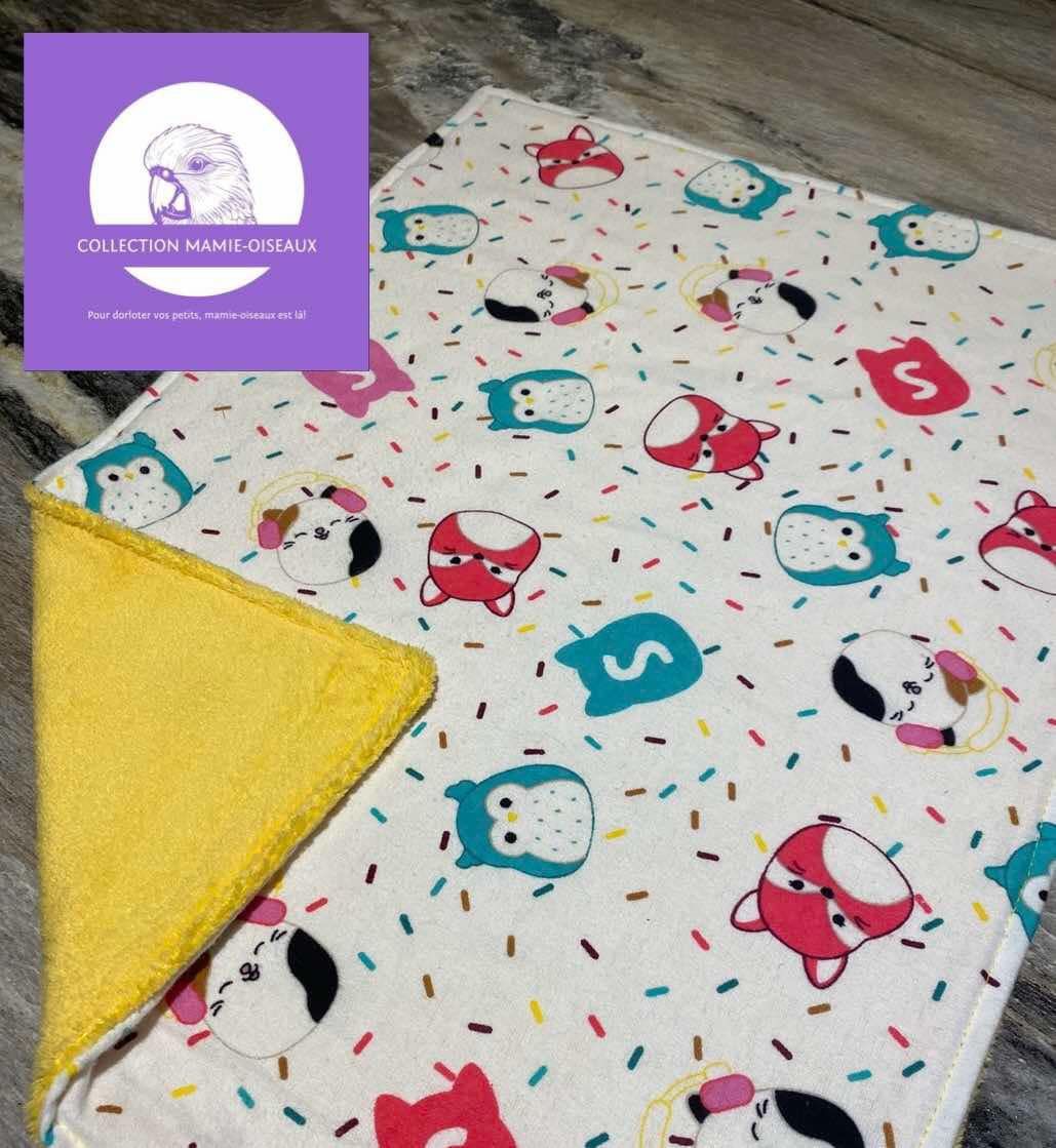 Doudou HIBOUX Jaune