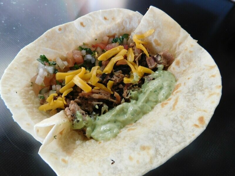 Brisket Taco Lunch Plate