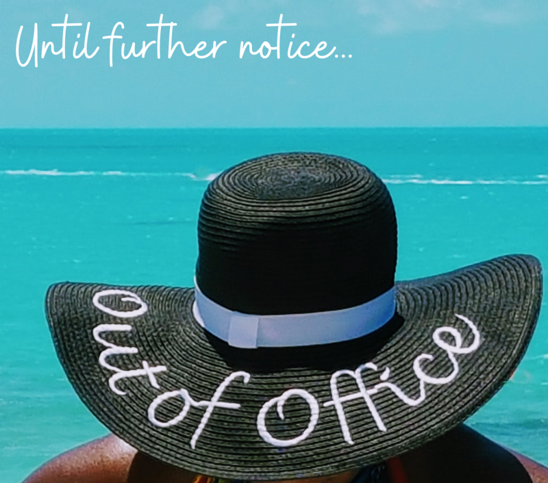 Tropical Mouse Pad "Out of Office"