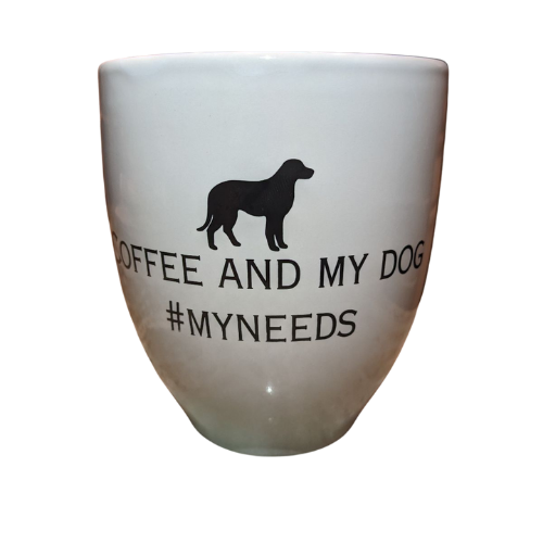 Bistro Coffee Mug 15 oz Coffee and My Dog
