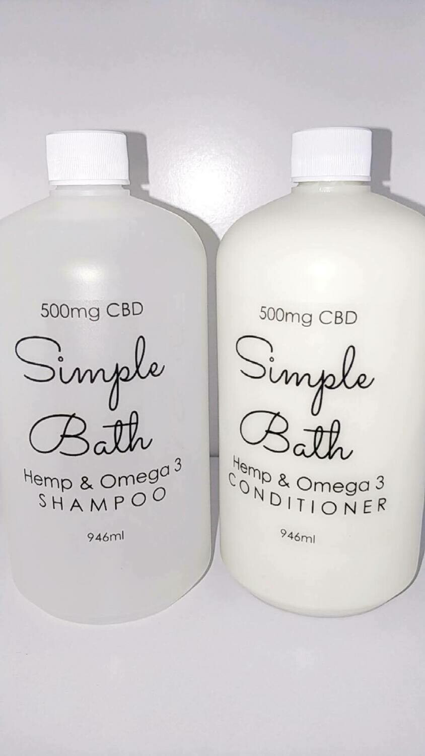 Hemp & CBD Shampoo and Conditioner