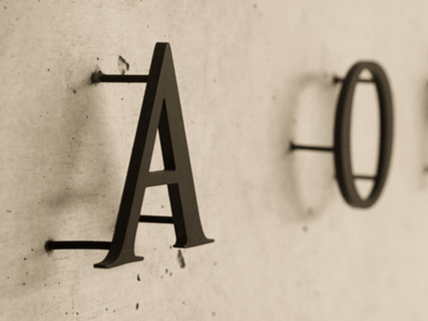 Wooden Letter