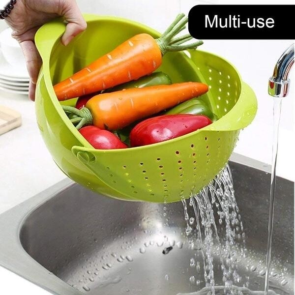 Multifunctional Washing Vegetables and Fruit Draining Basket Strainer, Fruit Basket for Dining Table, Drain Basket