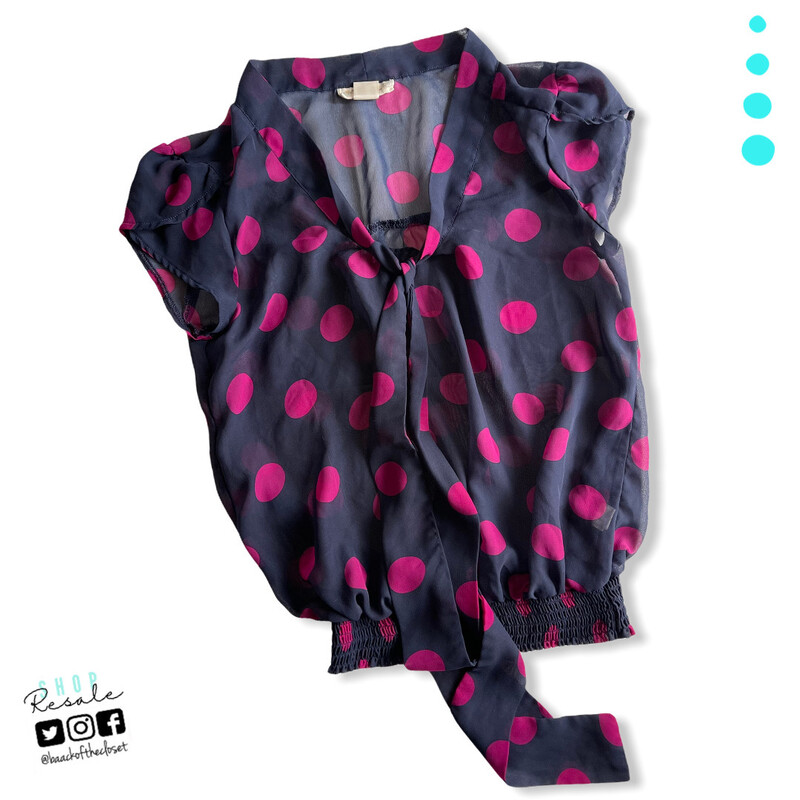 Sheer Polka Dot Blouse