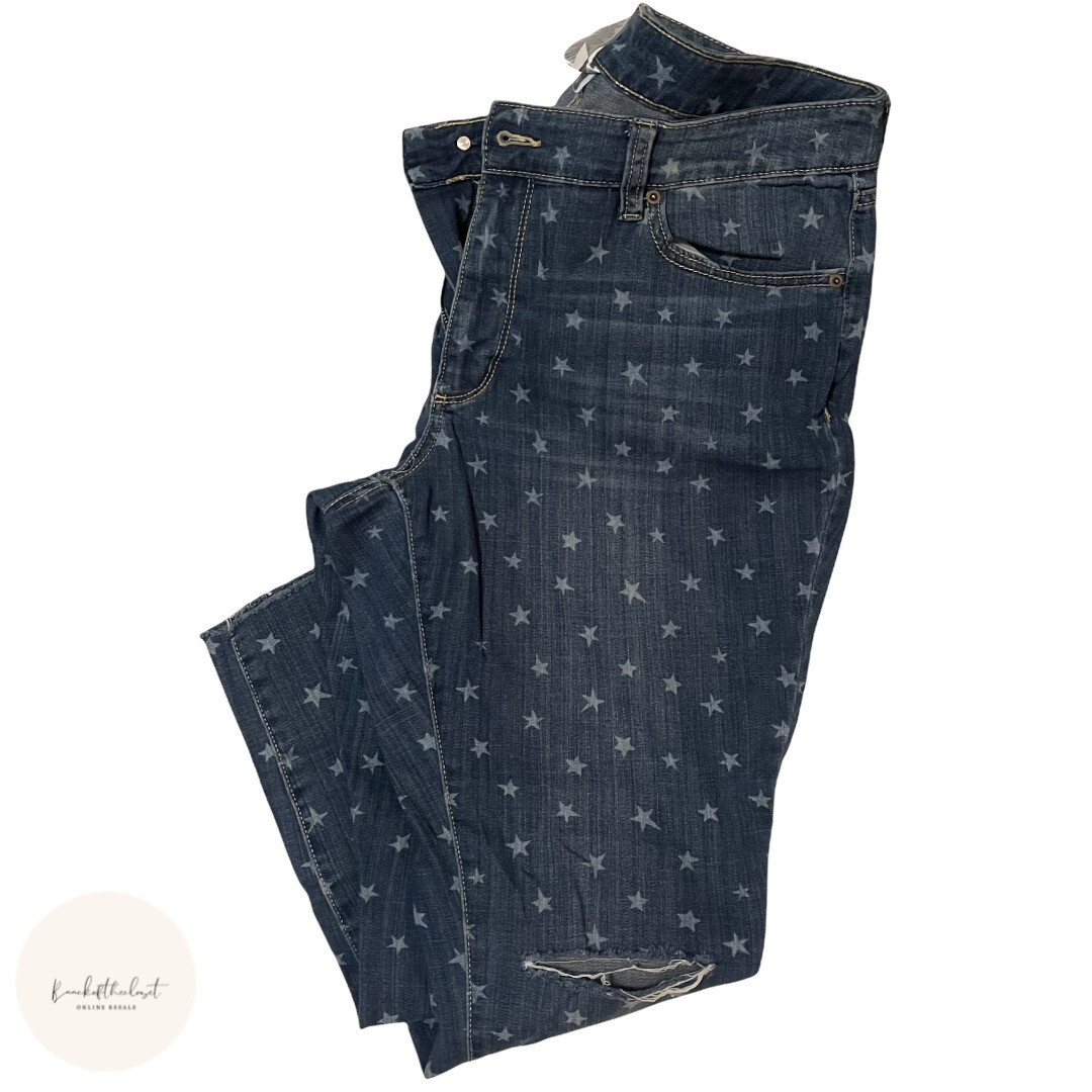 Star Printed Jeans