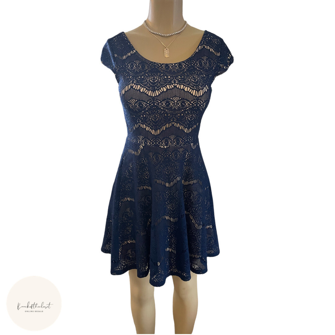 Blue Lace Dress
