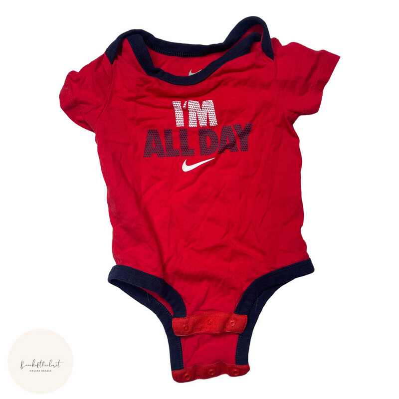 Nike Boys Bodysuit ( Red )