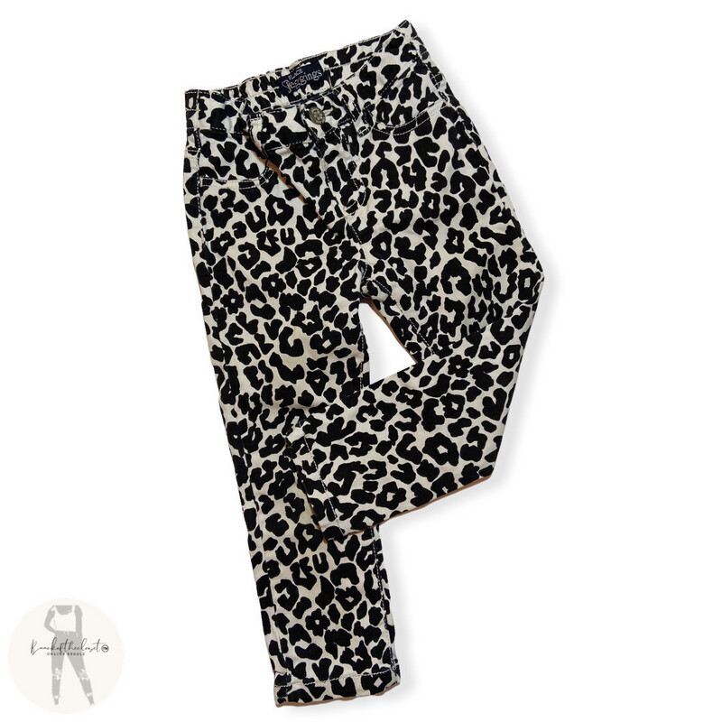 Girl Animal Print Jeggings
