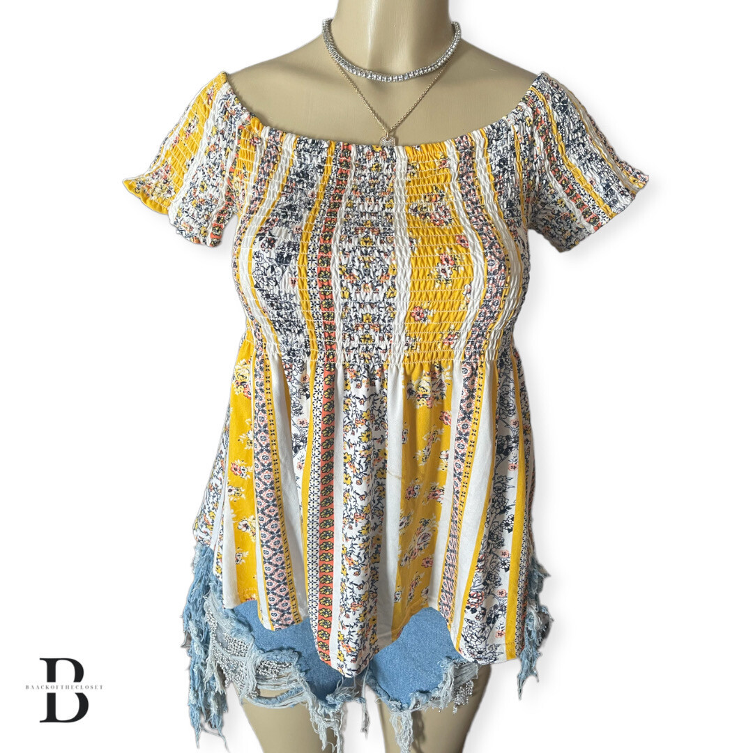 Paisley Printed Top