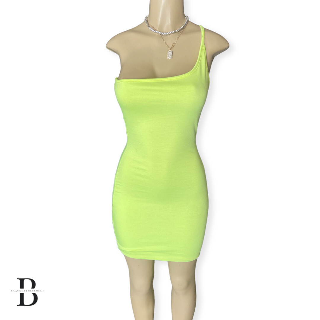 Akira Neon Green Dress