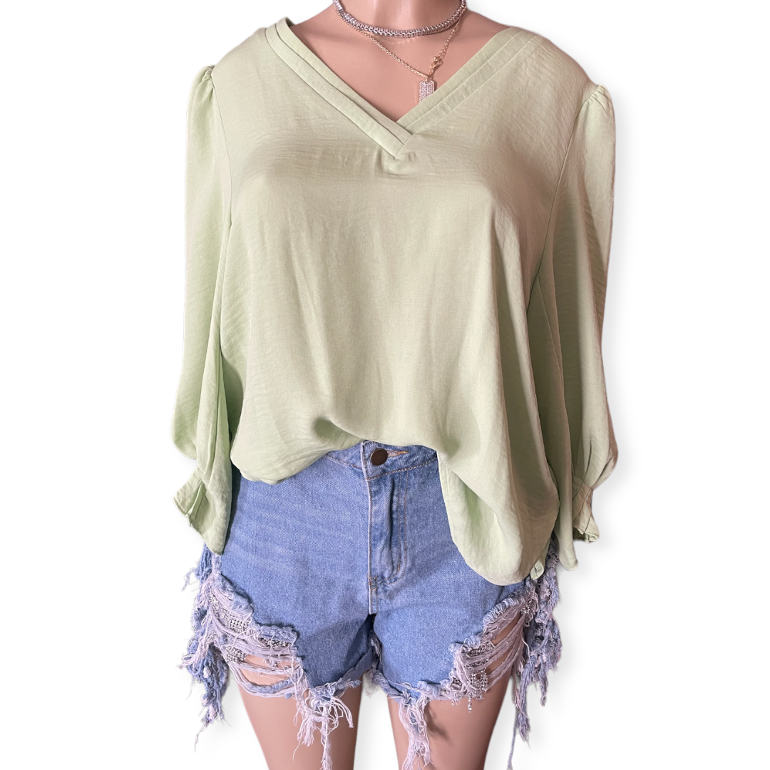 Worthington Lime Green Top