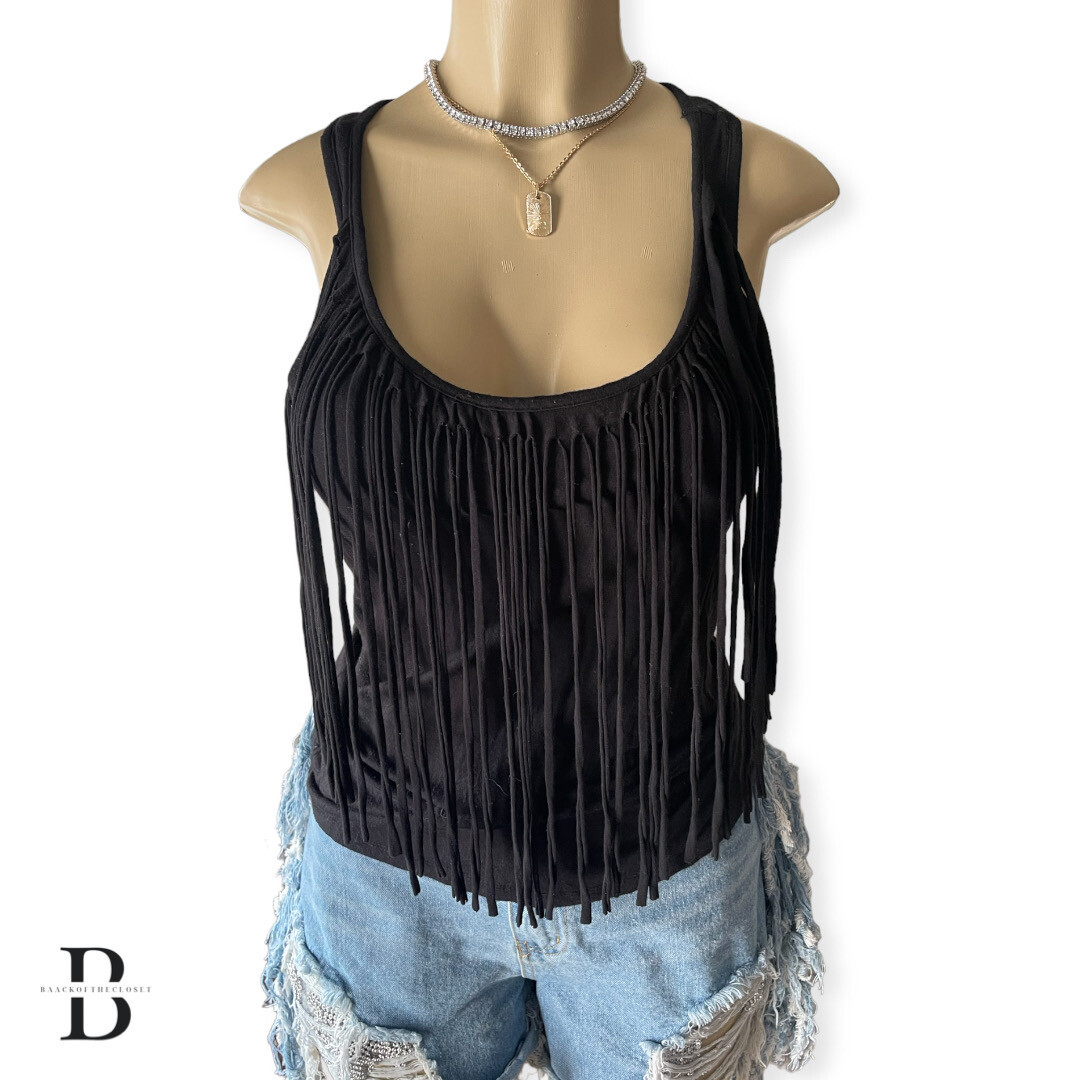 Front Fringe Tank Top