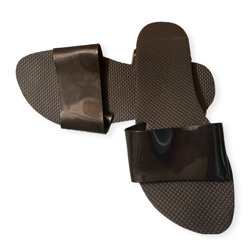 Black Sandal Slides