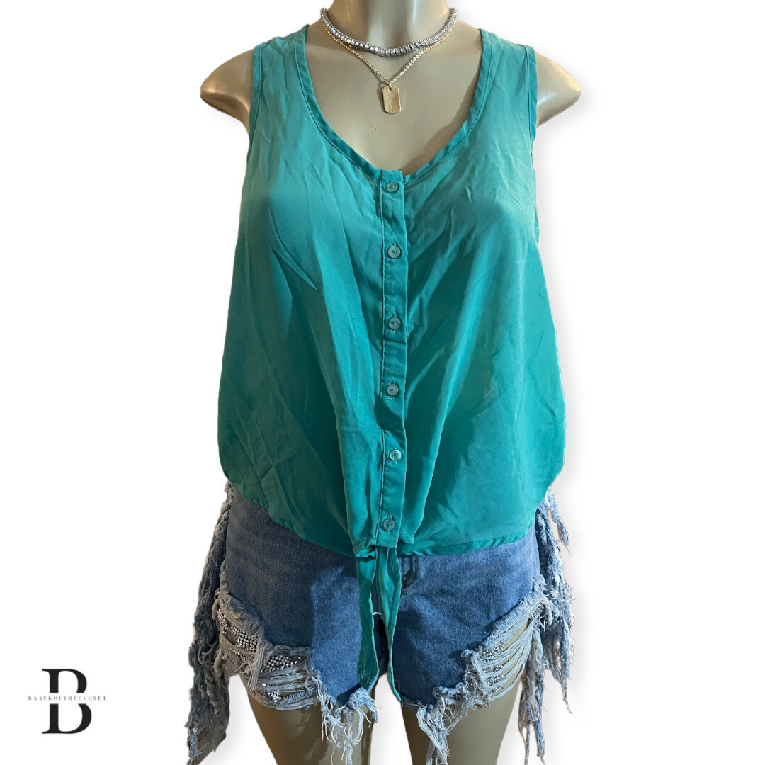 Sheer No Sleeve Top