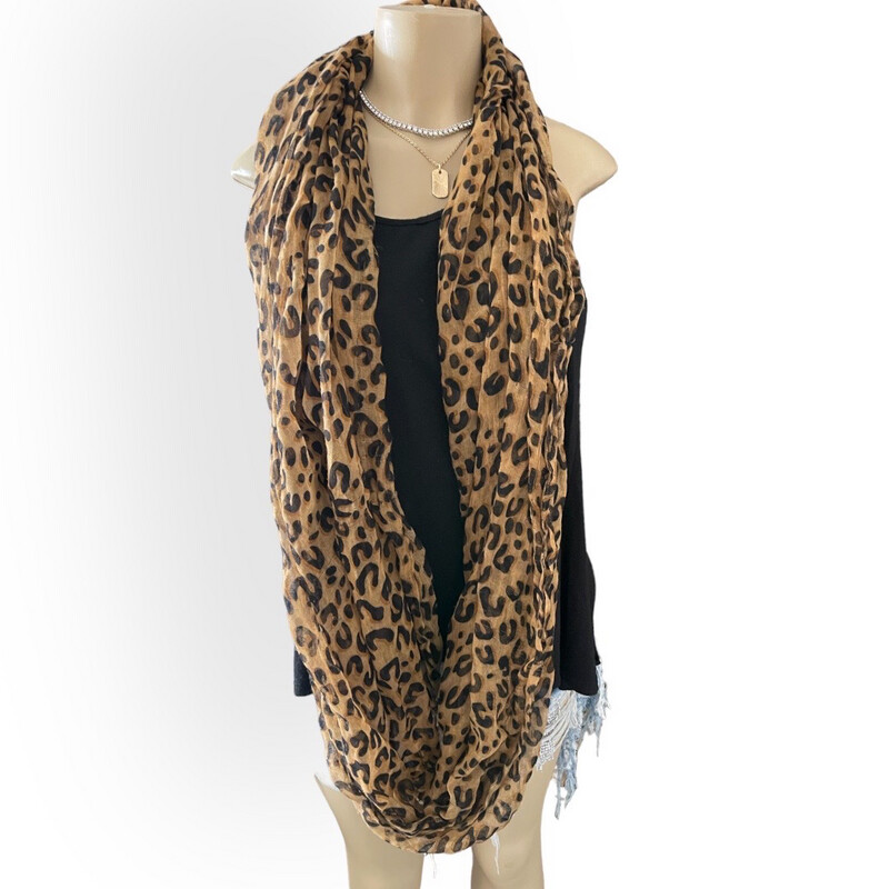 Animal Print Infinity Scarf