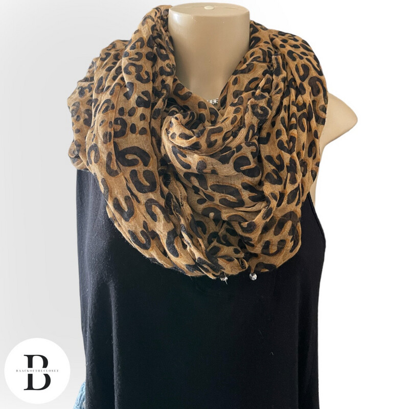 Animal Print Infinity Scarf