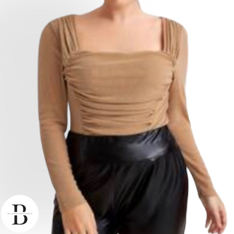 Shein Gold Top NWOT