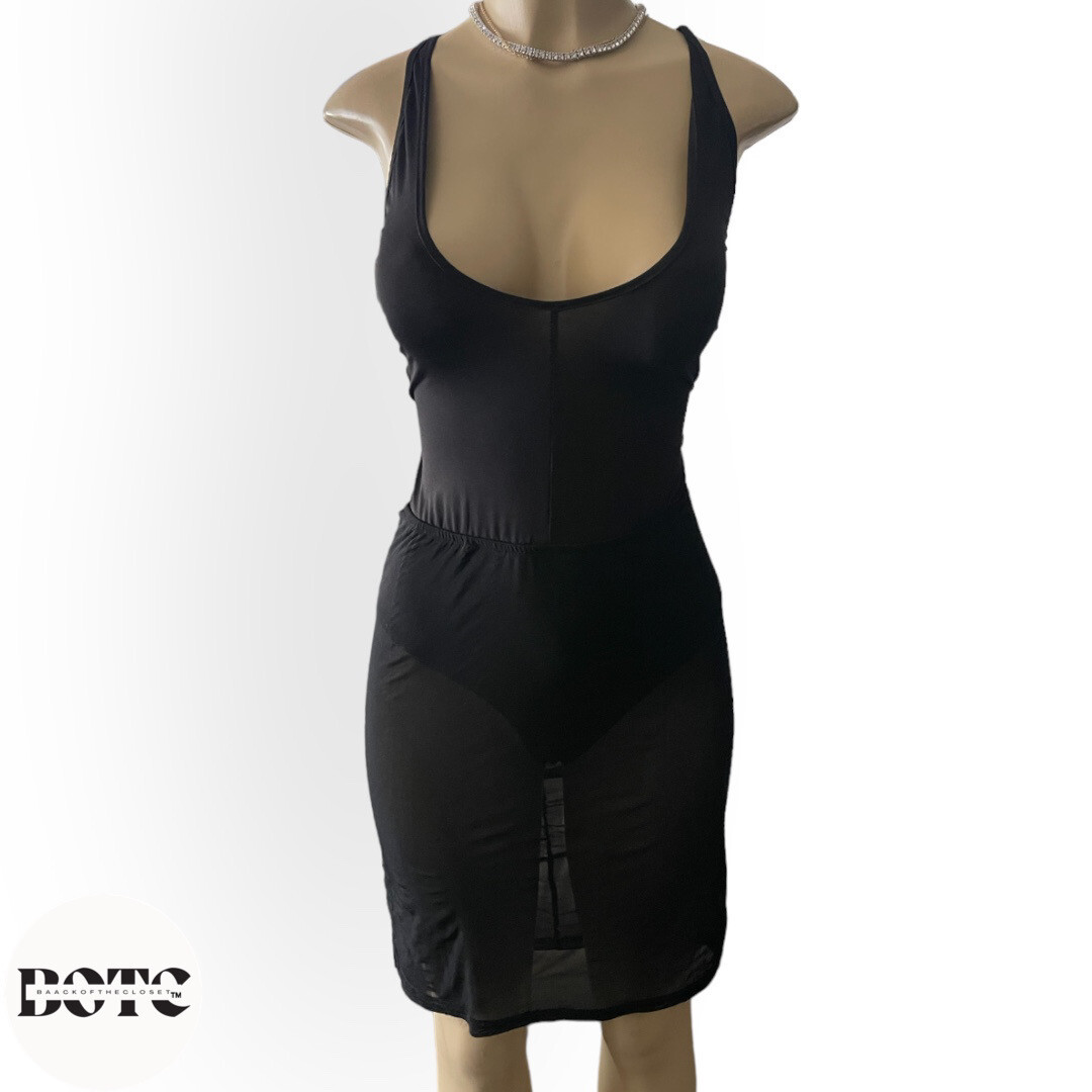 Sheer Bodycon Dress