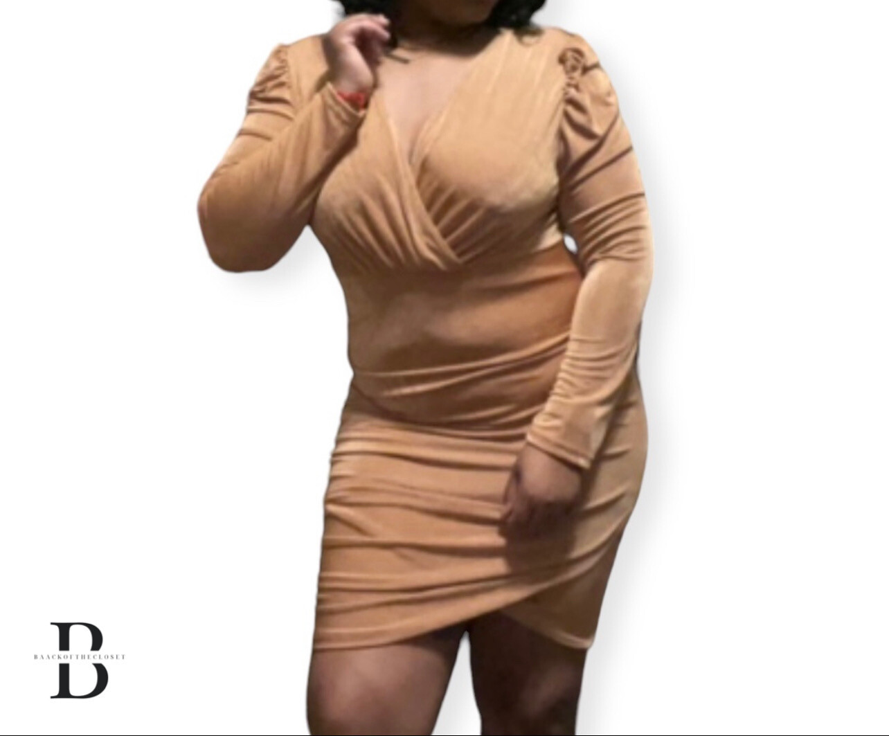 Gold shein Dress Plus 