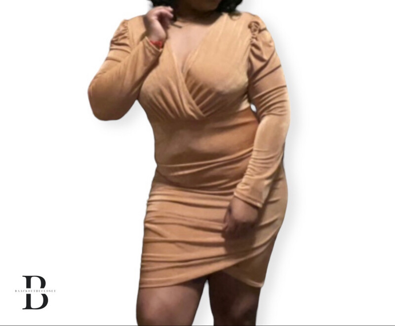 Gold shein Dress Plus 