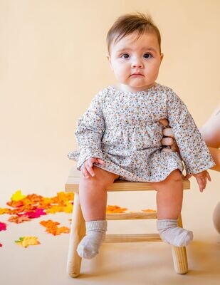 Vestido + braguita flores baby