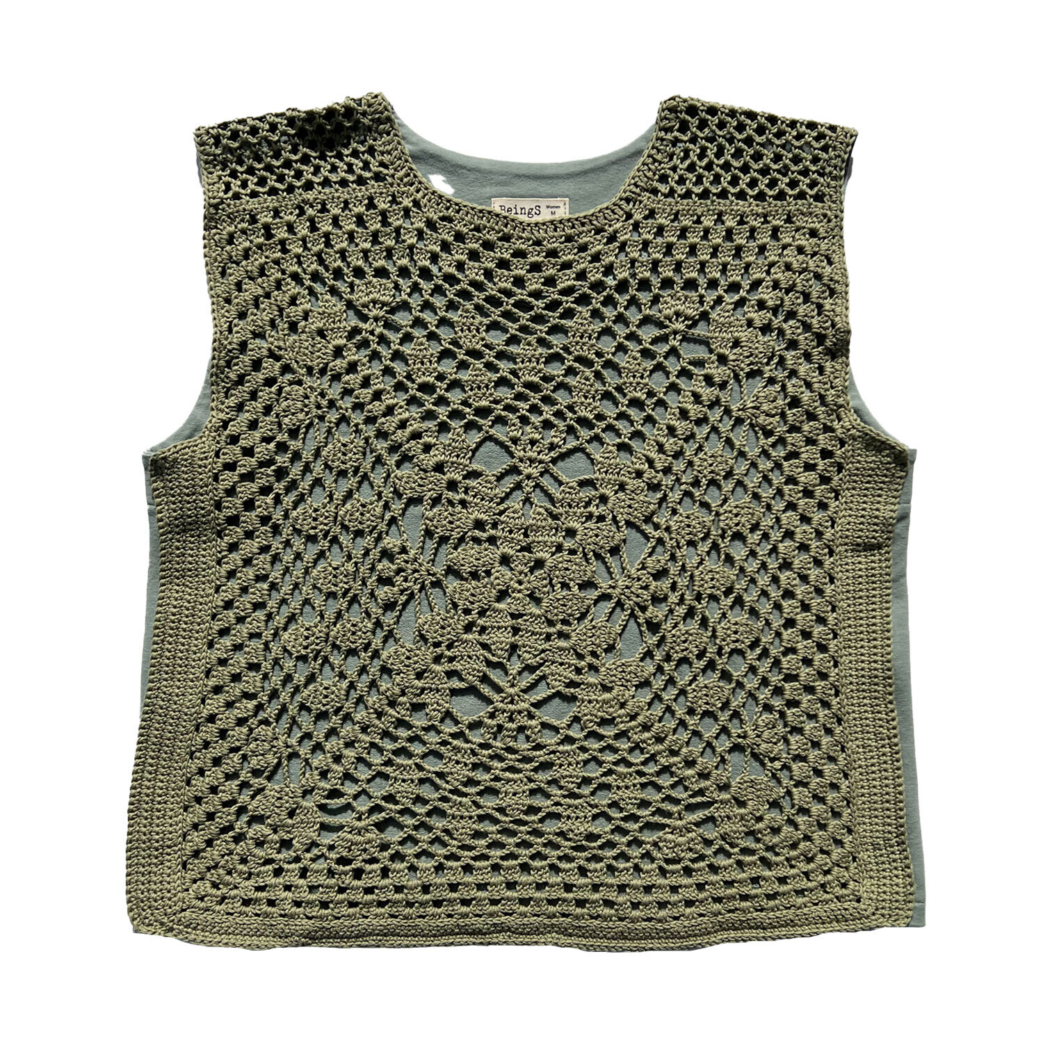 Chaleco crochet woman