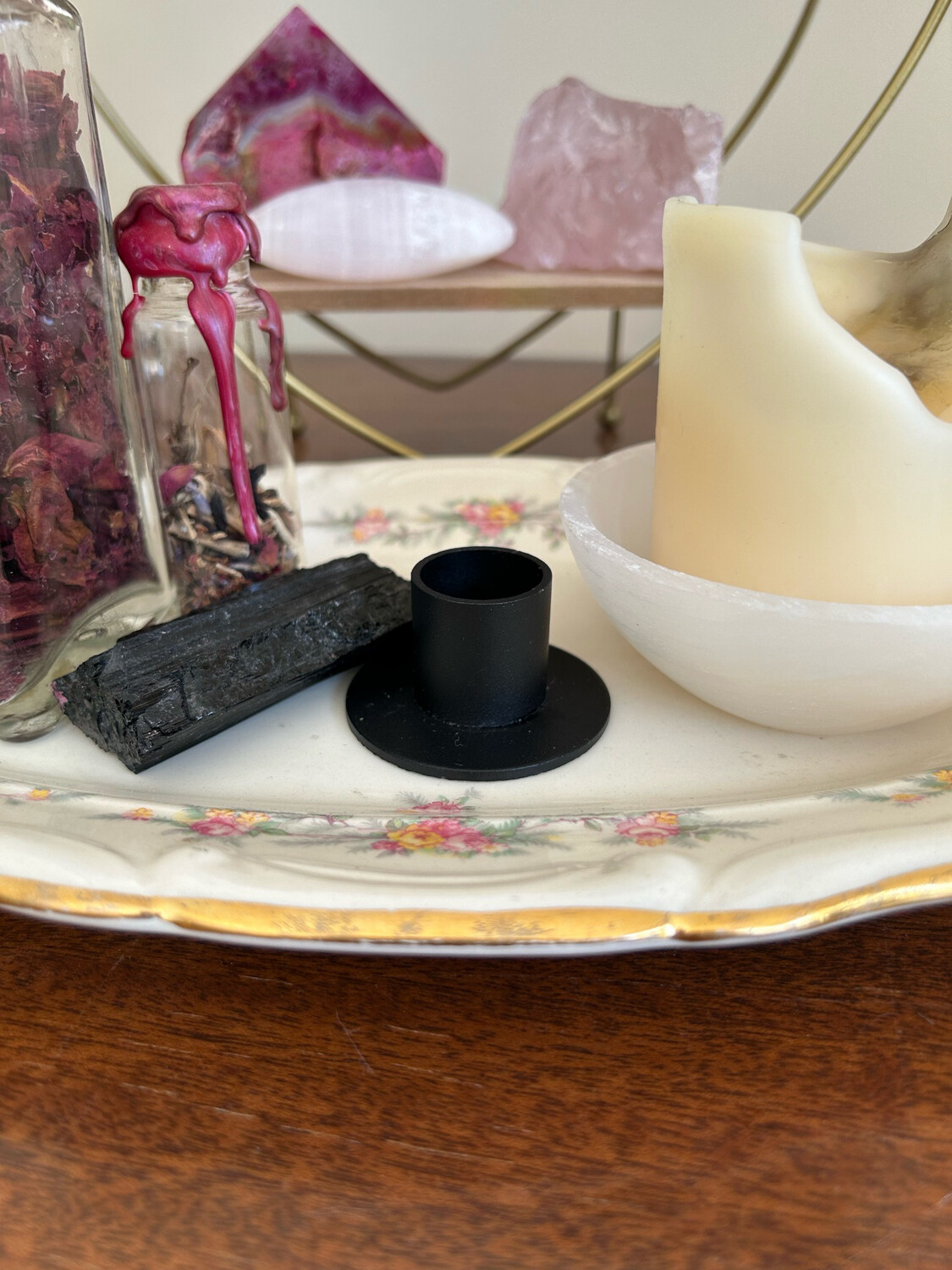 Iron Candle Holder
