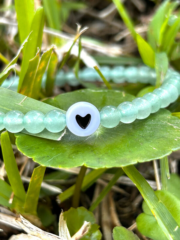 Green Aventurine Heart Opening Bracelet
