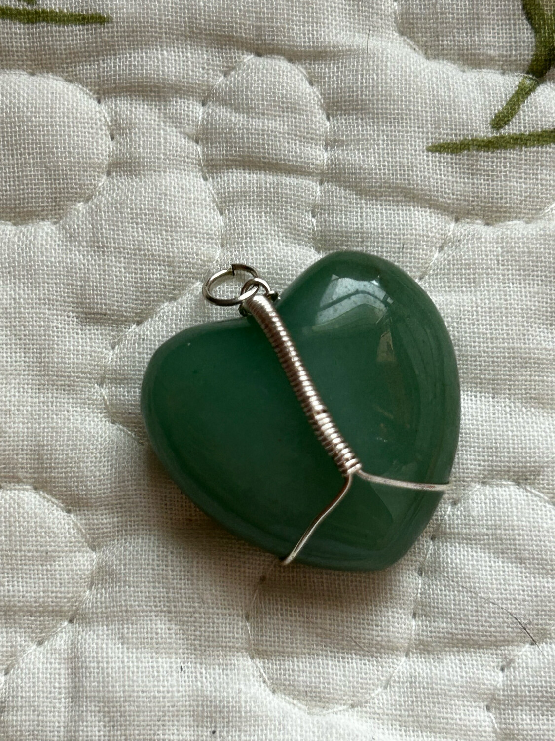 Green Aventurine Heart