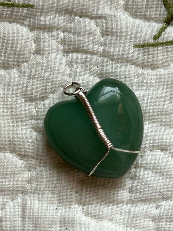 Green Aventurine Heart