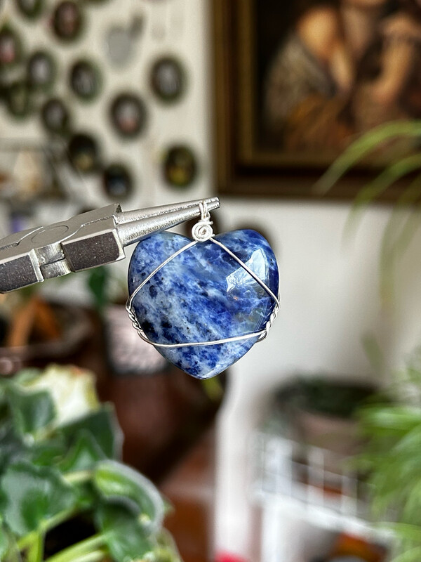 Sodalite Heart